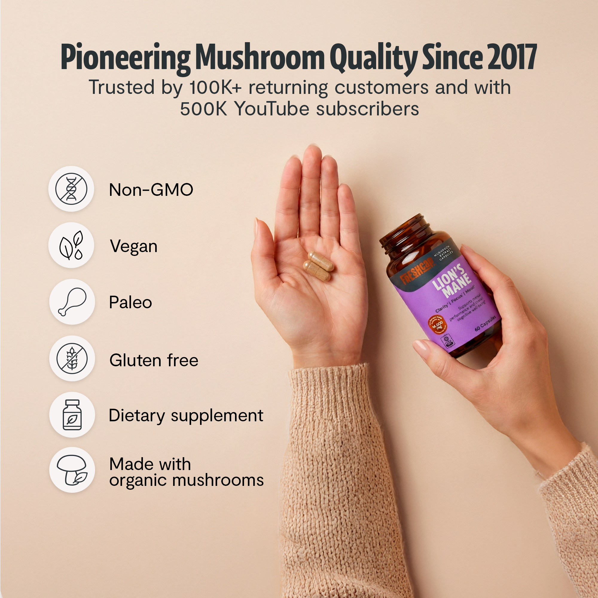 Organic Lion’s Mane Capsules